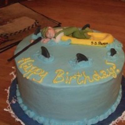 Fisherman Birthday Cake