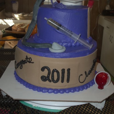 Medical Graduation Cake