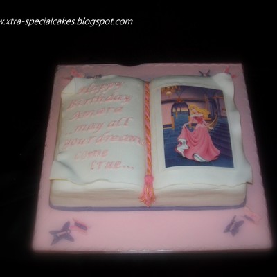 Princess Story Book Cake