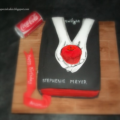 Twilight Book Cake