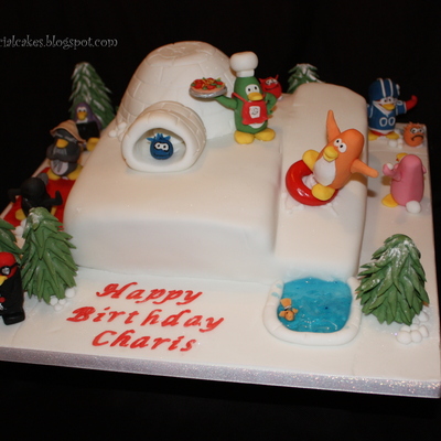 Club Penguin Cake