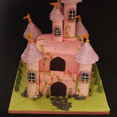 Princess/fairytale Castle Cake