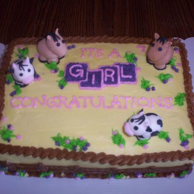 Western Baby Shower Cake