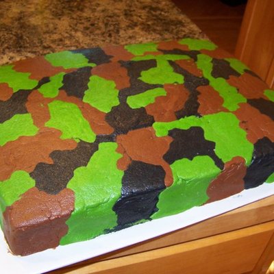 Camo Cake