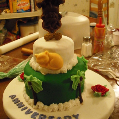 Early Anniversary Cake