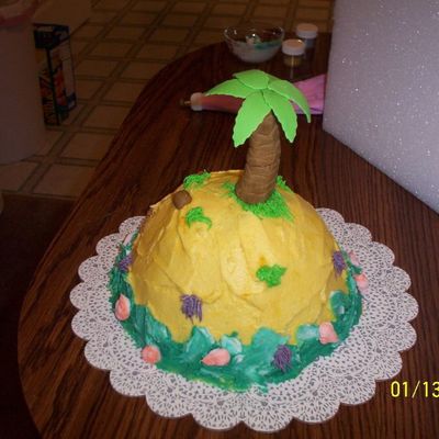 Tropcial Island Cake
