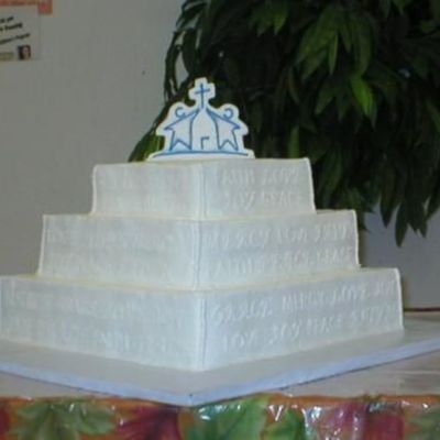Church 10 Year Anniversary Cake