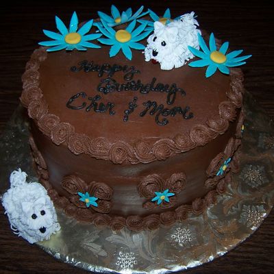 Blue Flower Birthday