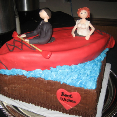 Kayak Grooms Cake