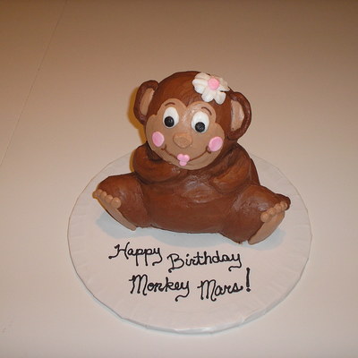 Monkey Mars Cake