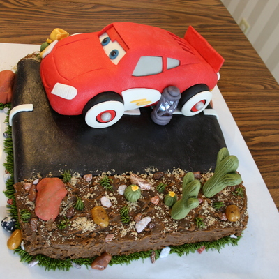 Lightening Mcqueen (With Radiator Springs Paint Job & White Wall Tires)