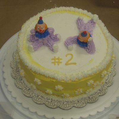 Cake #2 For Course 1--Clowns