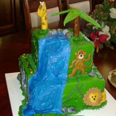 Jungle Theme Cake