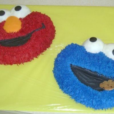 Elmo & Cookie Monster