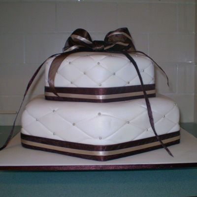 Hexagon Wedding Cake