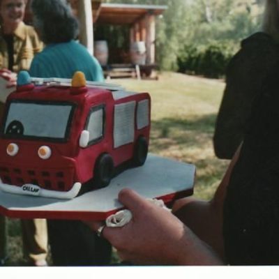 Firetruck Cake