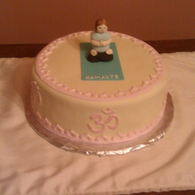 Yoga - Om - Birthday Cake