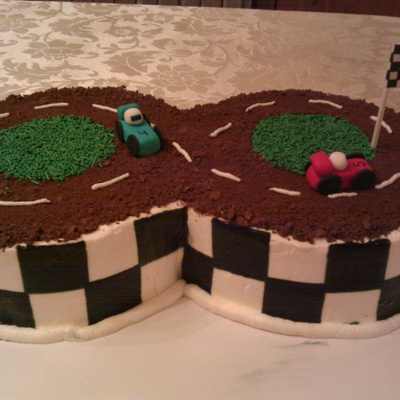 Race Car Birthday Cake