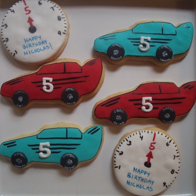 Race Car Cookies