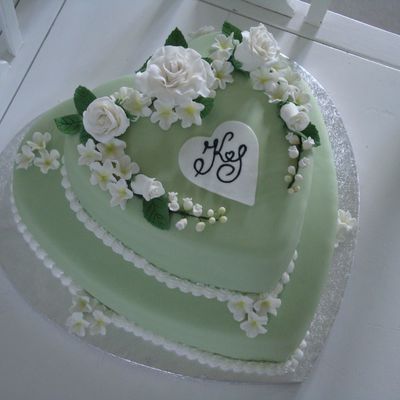 Light Green Wedding Cake