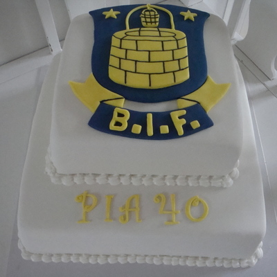 Soccer Team Cake
