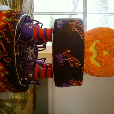 Spooky Spider Cake