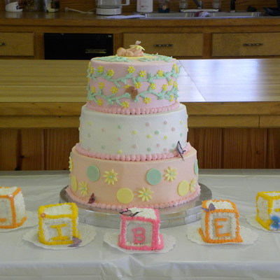 Girl Baby Shower Cake
