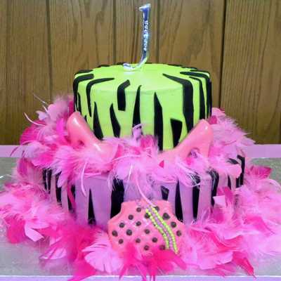 Zebra Print Cake