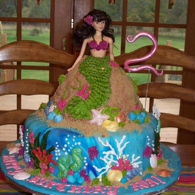 Mermaid Doll Cake