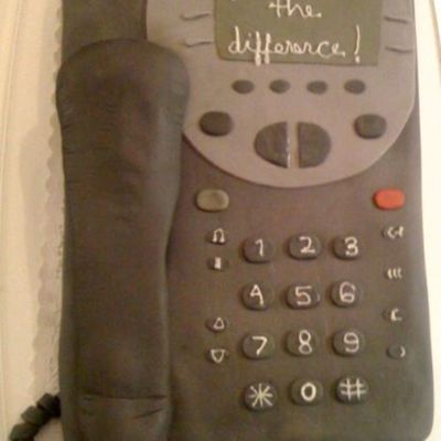 Office Phone Cake