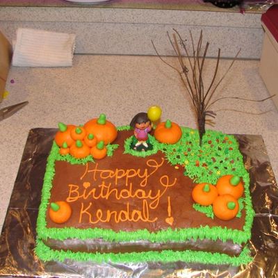 Dora In The Pumpkin Patch