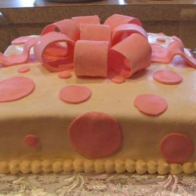 Pink Polka Dot W/ Bow