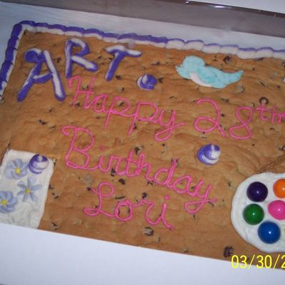 First Cookie Cake