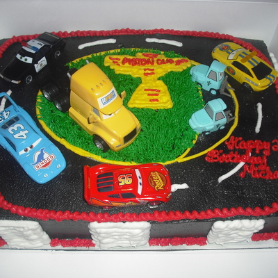 Cars Movie Cake