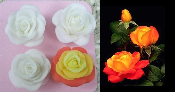 Fondant Roses