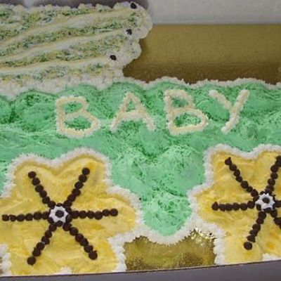 Baby Carriage Cupcake-Cake