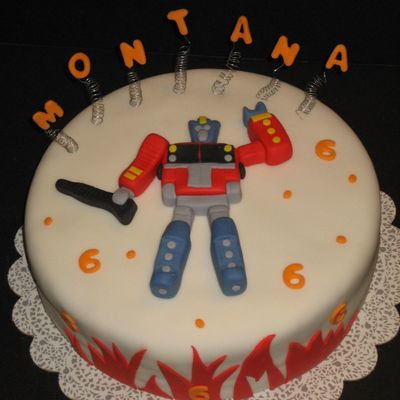 Optimus Prime - Transformer Cake
