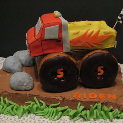 Monster Truck Cake
