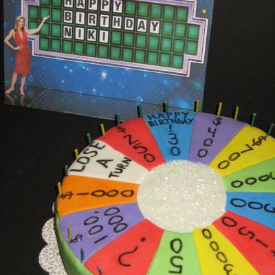 Wheel Of Fortune Cake