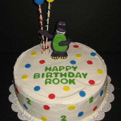 Barney Cake