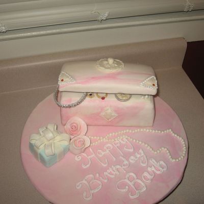 Jewelry Box Cake