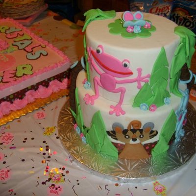 Jungle Baby Shower Cake
