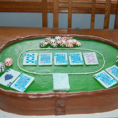 Texas Holdem Cake