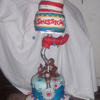 Dr Seuss Cast Party Cake