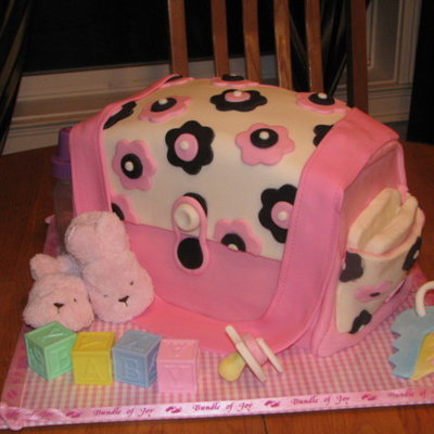 Diaper Bag Cake