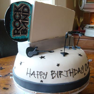 Wii Rockband Cake