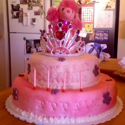 2 Layer Princess Cake