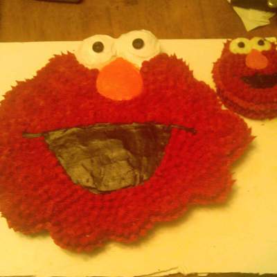 Elmo Cupcake Cake And Smash Cake