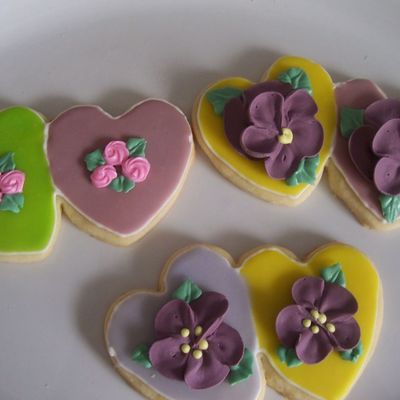 Beflowered Double Hearts