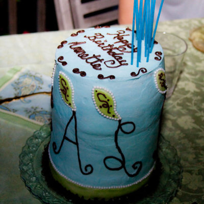 Blue And Brown Birthday